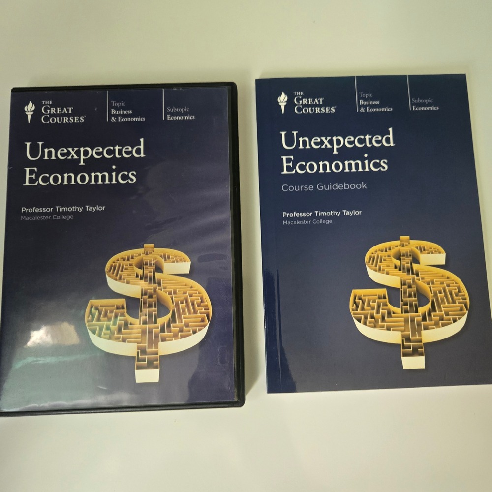 The Great Courses Unexpected Economics DVD Set with Guidebook Timothy Taylor